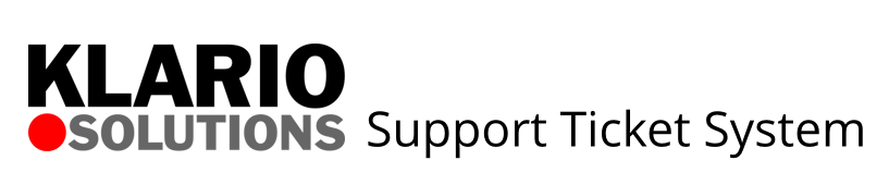 Klario Solutions Helpdesk